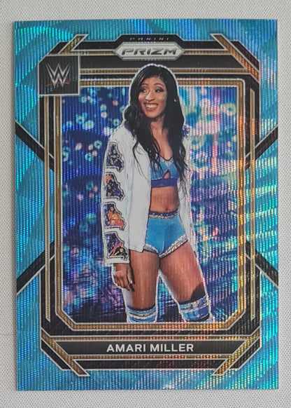 Amari Miller - 2023 Panini Prizm WWE Blue Wave #149