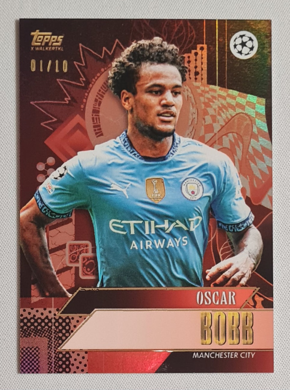 Oscar Bobb - 2024/25 Topps WalkerTKL /10 Manchester City