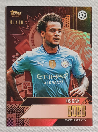 Oscar Bobb - 2024/25 Topps WalkerTKL /10 Manchester City