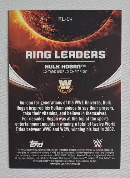 Hulk Hogan - 2025 Topps Universe WWE Ring Leaders #RL-14