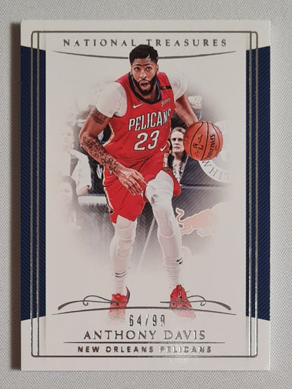Anthony Davis - 2018/19 Panini National Treasures /99 #44 New Orleans Pelicans