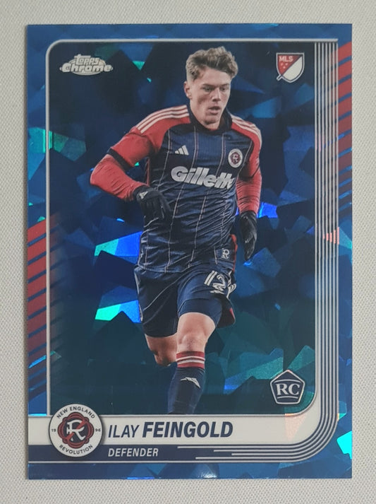 Ilay Feingold - 2025 Topps Chrome Sapphire MLS #96 New England Revolution