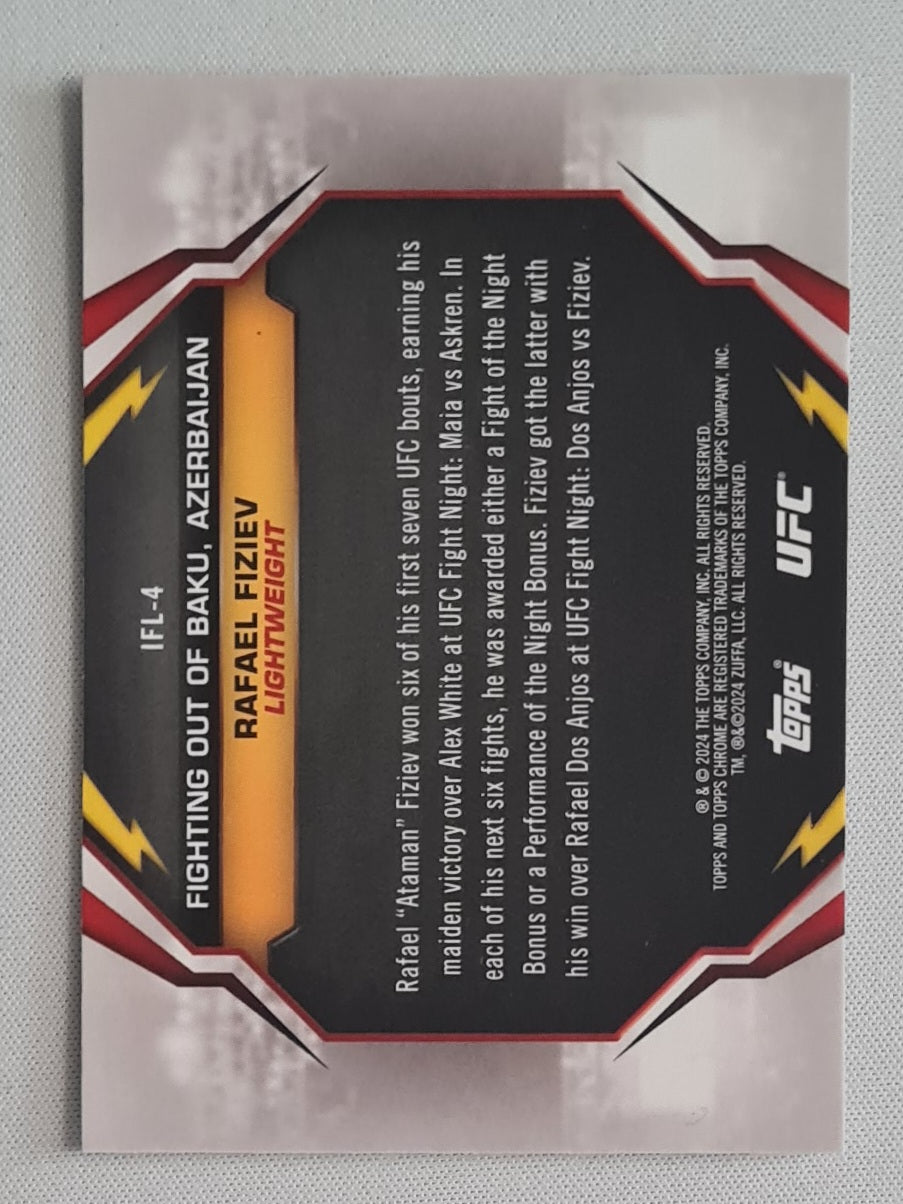Rafael Fiziev - 2024 Topps Chrome UFC International Flair #IFL-4