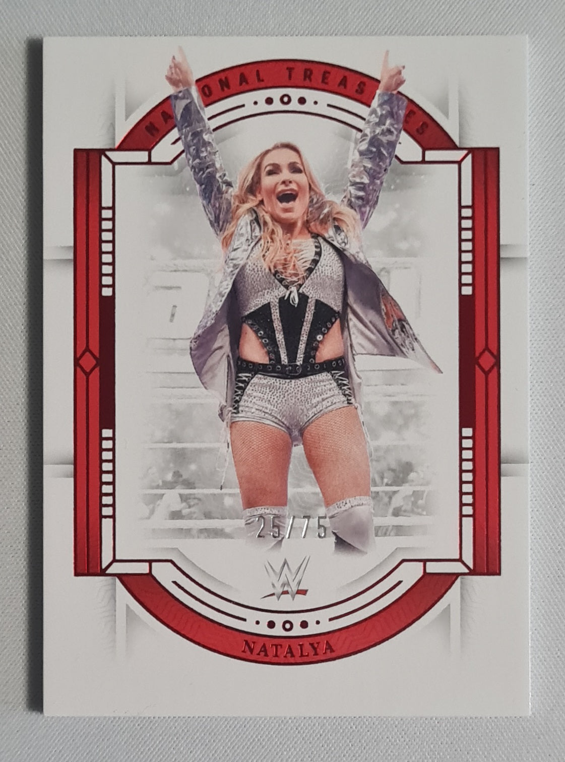 Natalya - 2024 Panini National Treasures WWE Ruby /75 #95