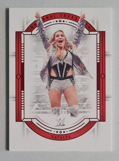 Natalya - 2024 Panini National Treasures WWE Ruby /75 #95