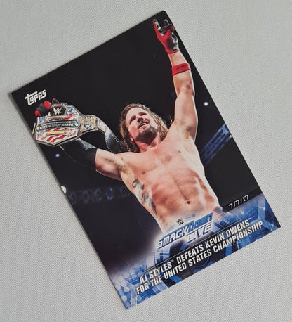 AJ Styles - 2018 Topps WWE Smackdown #93