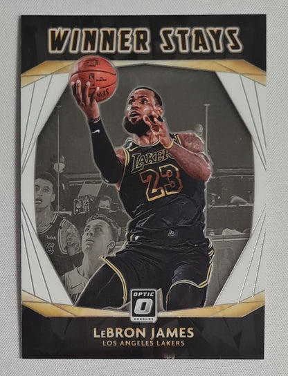 LeBron James - 2020/21 Panini Donruss Optic Winner Stays #20 Los Angeles Lakers