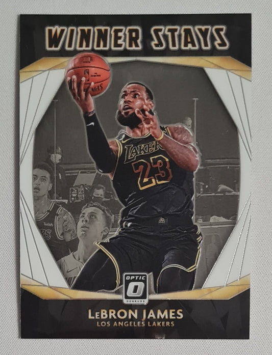 LeBron James - 2020/21 Panini Donruss Optic Winner Stays #20 Los Angeles Lakers