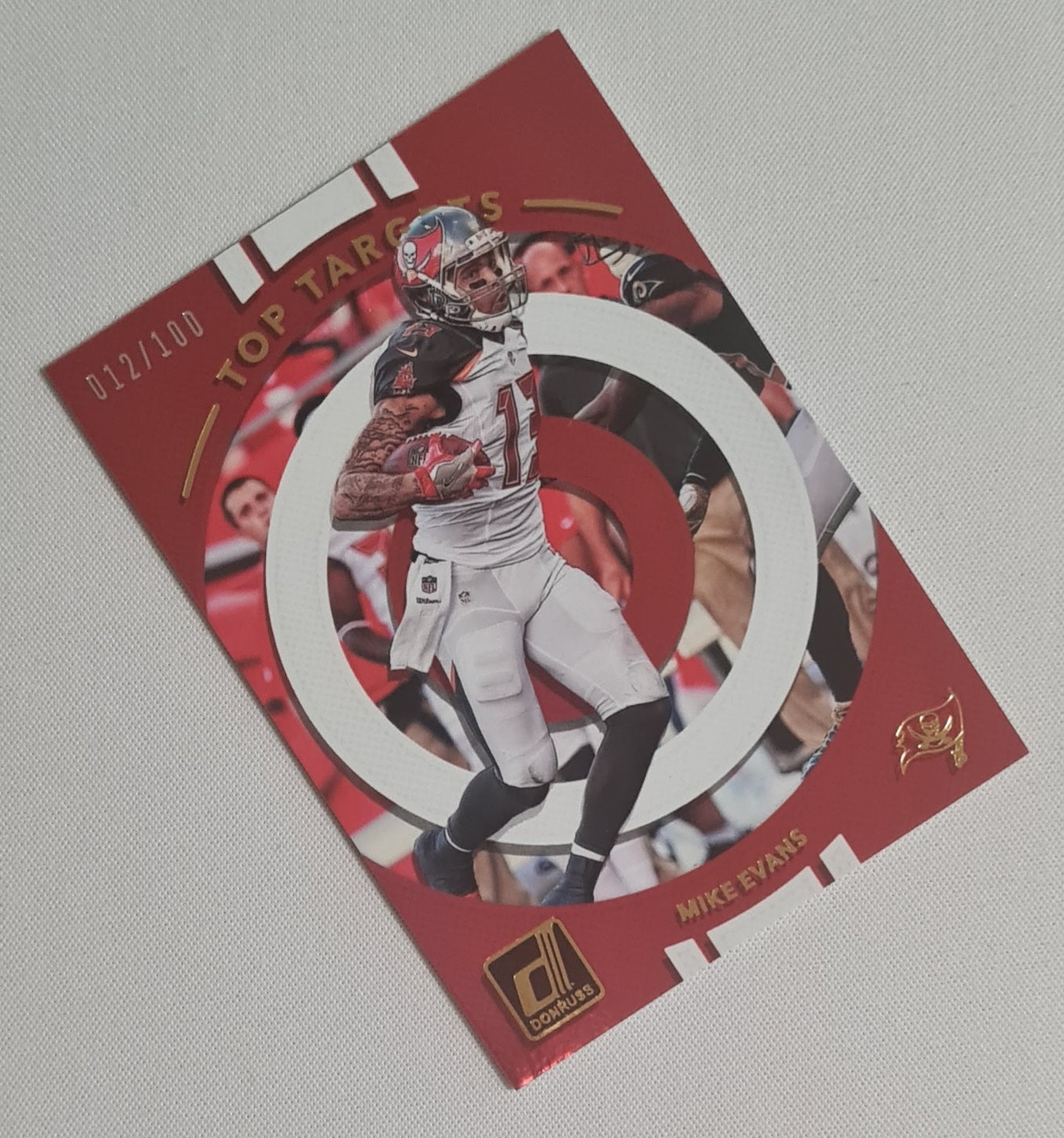 Mike Evans - 2017 Panini Donruss Football Top Targets /100 #6 Tampa Bay Buccaneers