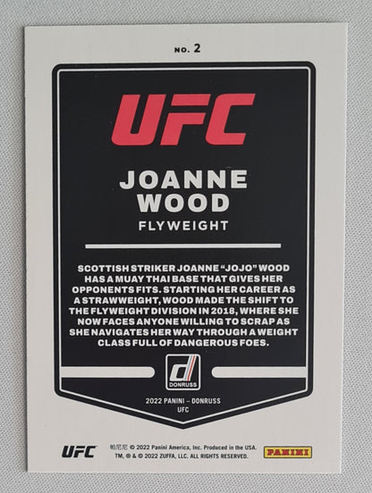Joanne Wood - 2022 Panini Donruss UFC Purple #2