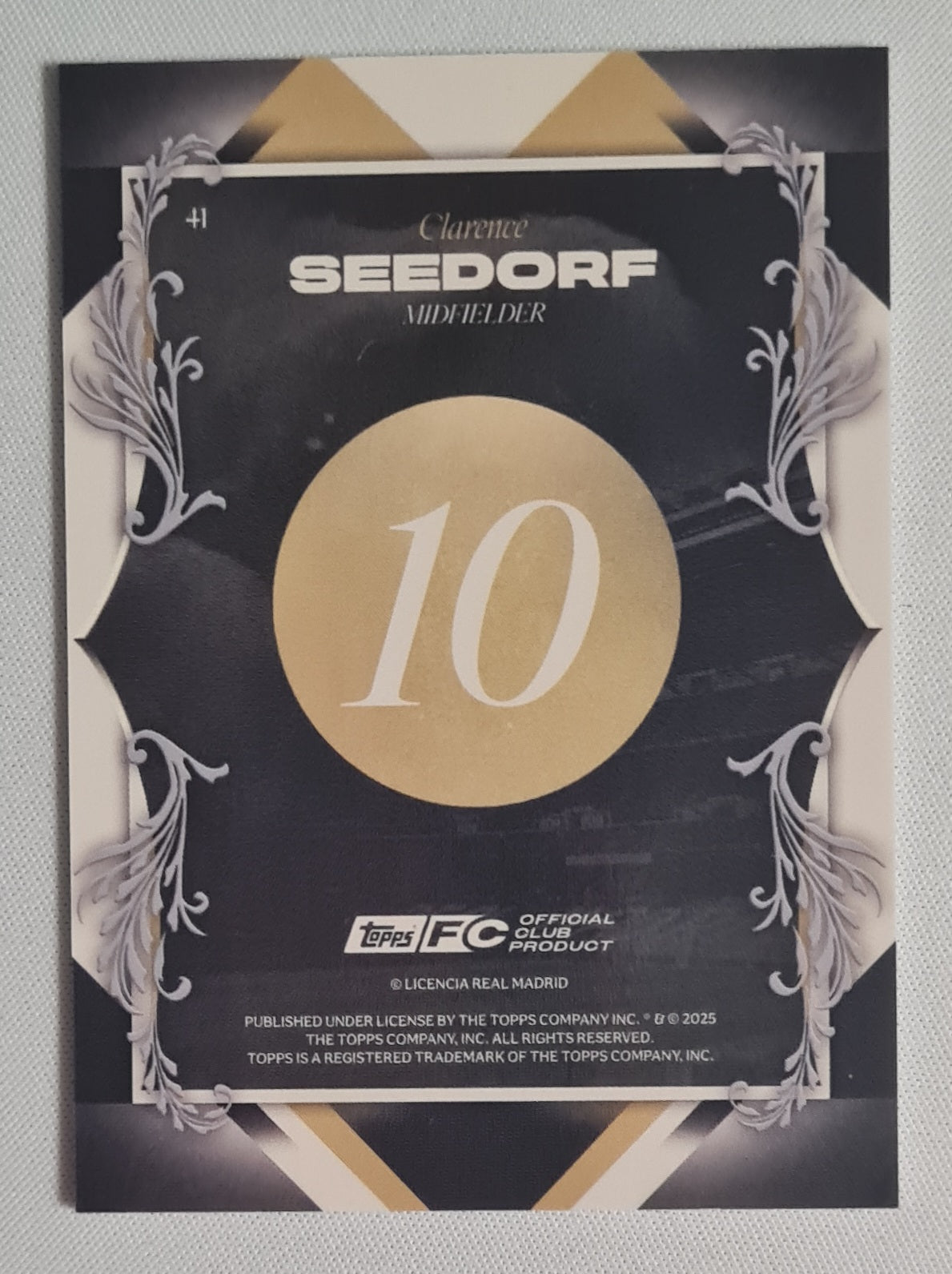Clarence Seedorf - 2025/26 Topps Los Blancos #41 Real Madrid CF