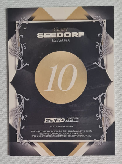 Clarence Seedorf - 2025/26 Topps Los Blancos #41 Real Madrid CF
