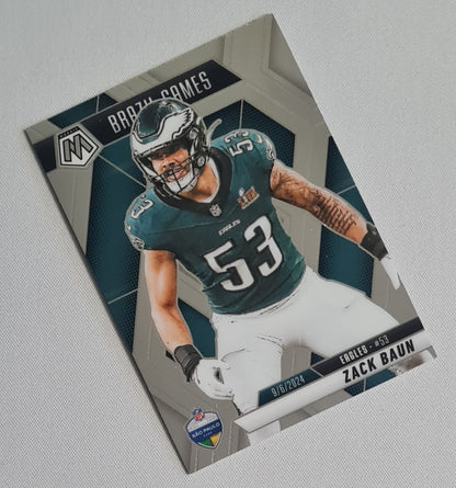 Zack Baun - 2025 Panini Mosaic NFL International Games Brazil #268 Philadelphia Eagles