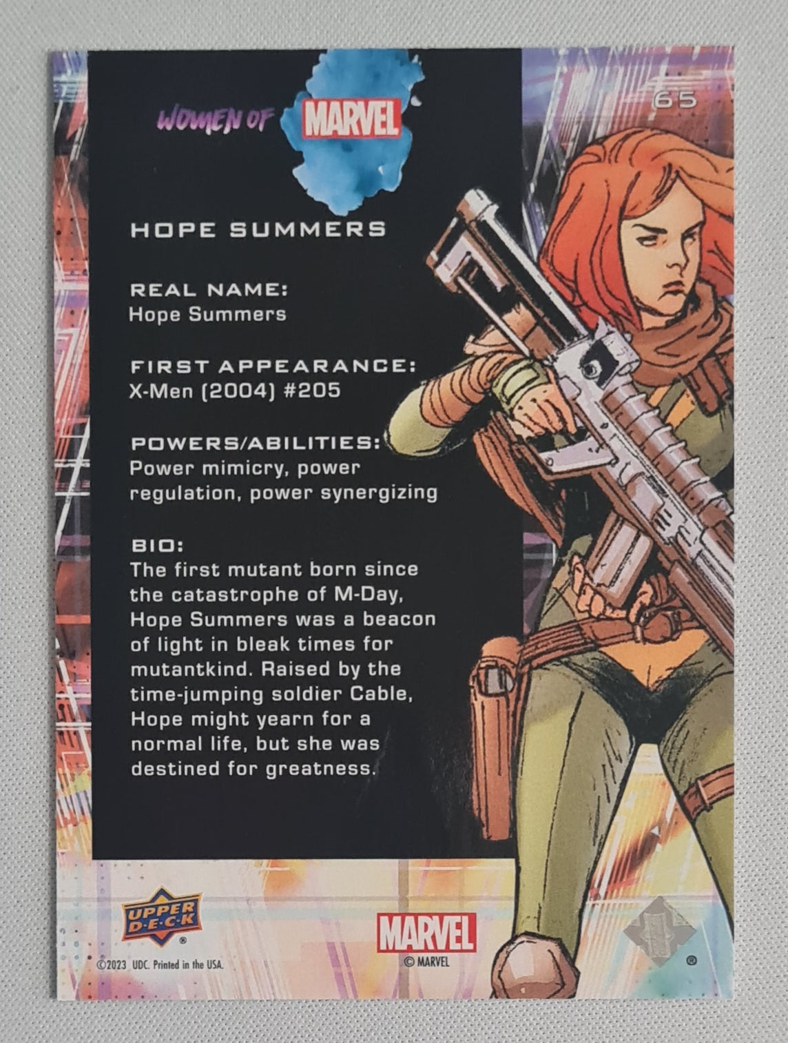 Hope Summers - 2022 Upper Deck Women of Marvel #65