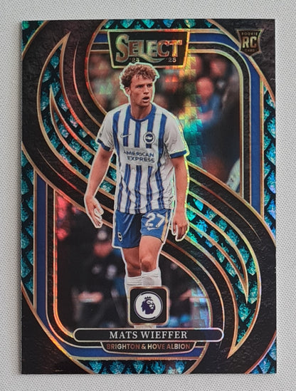 Mats Wieffer - 2024/25 Panini Select Premier League Dragonscale Mezzanine /48 #140 Brighton & Hove Albion
