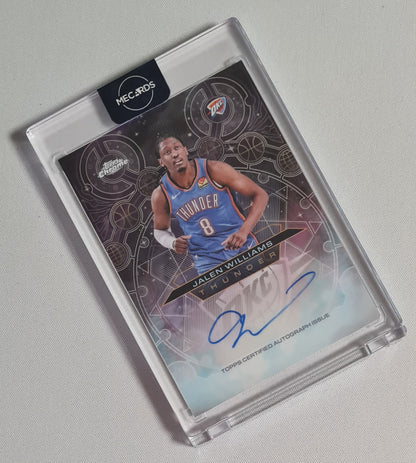 Jalen Williams - 2025/26 Topps Chrome NBA Chromographs Style Auto #CH-JW Oklahoma City Thunder