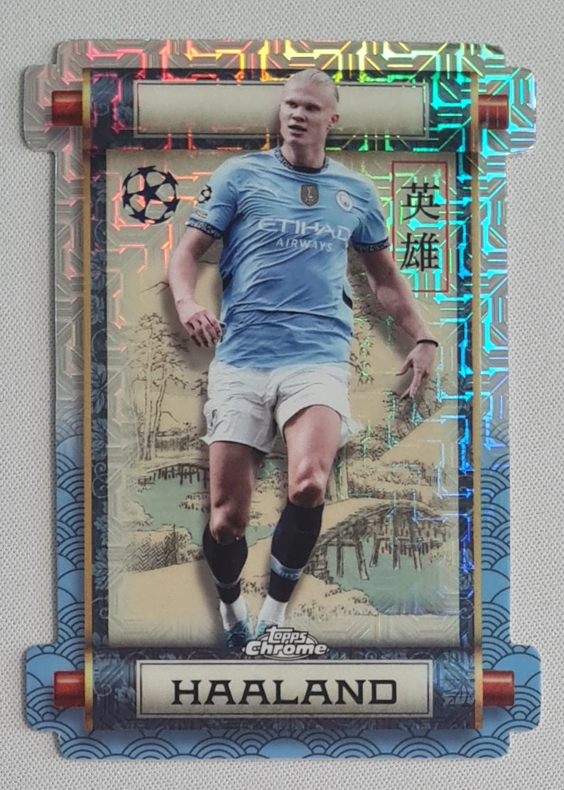 Erling Haaland - 2024/25 Topps Chrome UCC Japan Edition Hero #HR-6 Manchester City