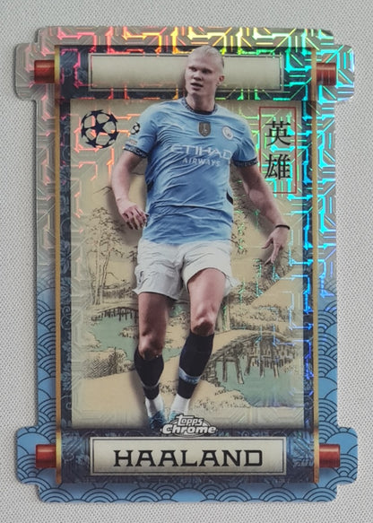 Erling Haaland - 2024/25 Topps Chrome UCC Japan Edition Hero #HR-6 Manchester City
