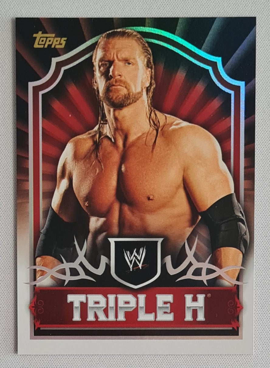Triple H - 2011 Topps WWE Classic #68 Holo Refractor