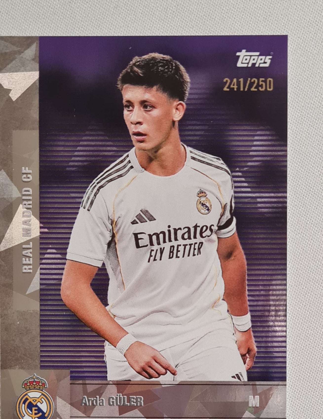 Arda Guler - 2025 Topps Real Madrid Team Set /250 #13 Real Madrid CF