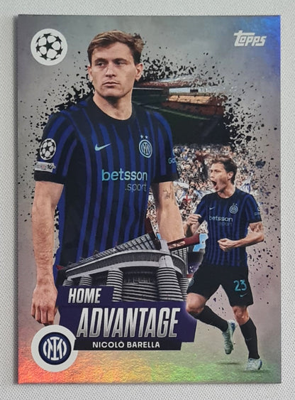 Nicolo Barella - 2025/26 Topps UCC Home Advantage #HP-22 Inter Milan