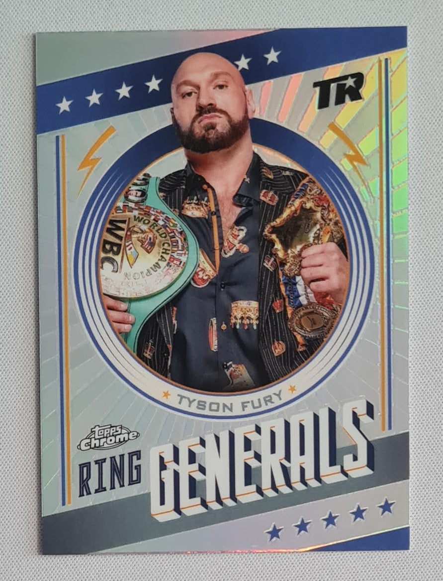 Tyson Fury - 2024 Topps Chrome Boxing Ring Generals #RG-6