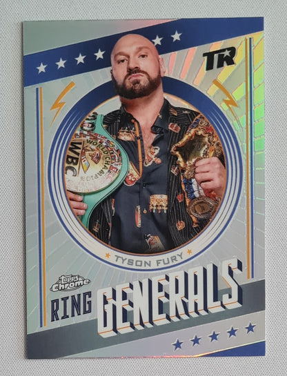 Tyson Fury - 2024 Topps Chrome Boxing Ring Generals #RG-6