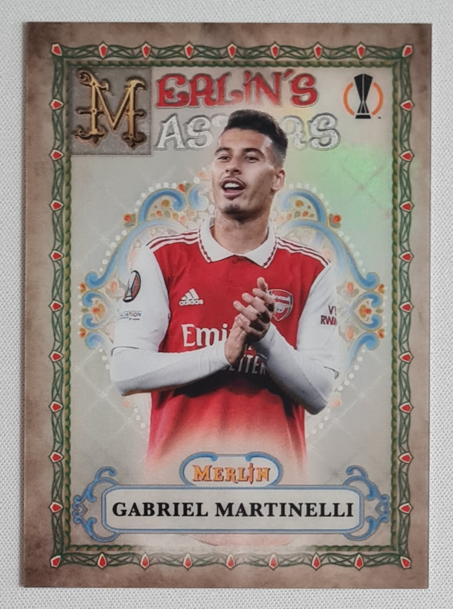 Gabriel Martinelli - 2022/23 Topps Merlin UEFA Soccer Merlin's Masters #MM-6 Arsenal FC