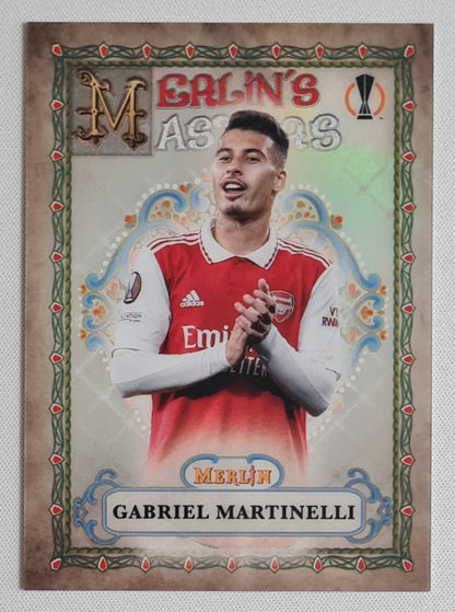Gabriel Martinelli - 2022/23 Topps Merlin UEFA Soccer Merlin's Masters #MM-6 Arsenal FC