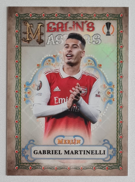 Gabriel Martinelli - 2022/23 Topps Merlin UEFA Soccer Merlin's Masters #MM-6 Arsenal FC