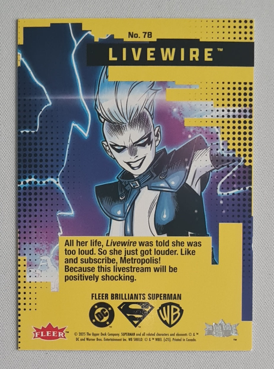 Livewire - 2025 Fleer Brilliants Superman #78