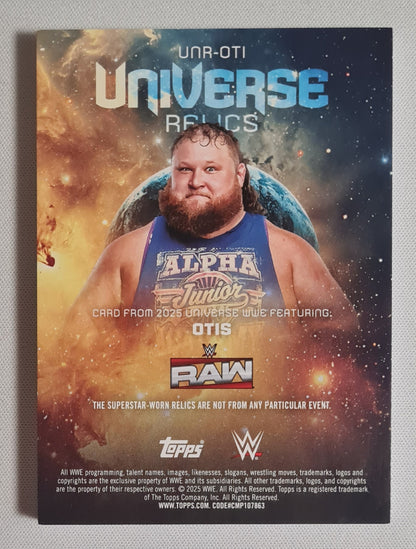 Otis - 2025 Topps Universe WWE Relic /299 #UNR-OTI