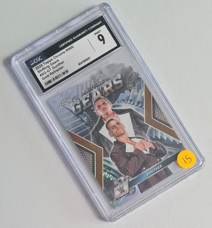 Gunther - 2025 Topps Chrome WWE Shifting Gears /50 CGC 9 #SG-GT