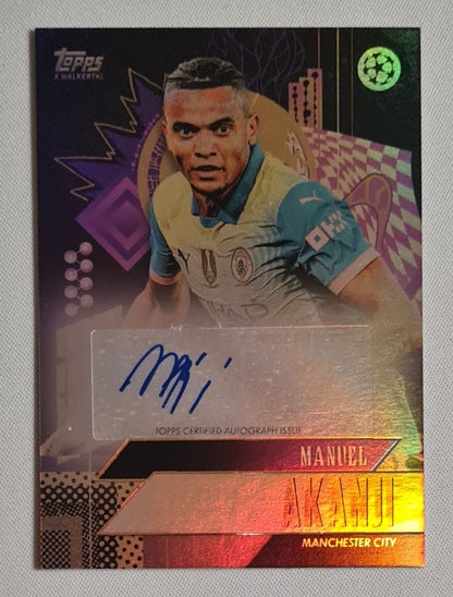 Manuel Akanji - 2024/25 Topps WalkerTKL Auto Manchester City