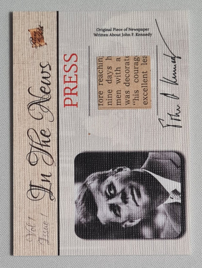 John F Kennedy - 2018 The Bar Pieces of the Past News Relic #ITN-4