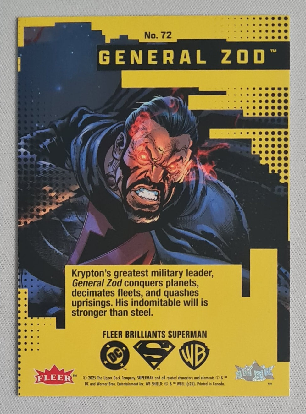 General Zoo - 2025 Fleer Brilliants Superman #72