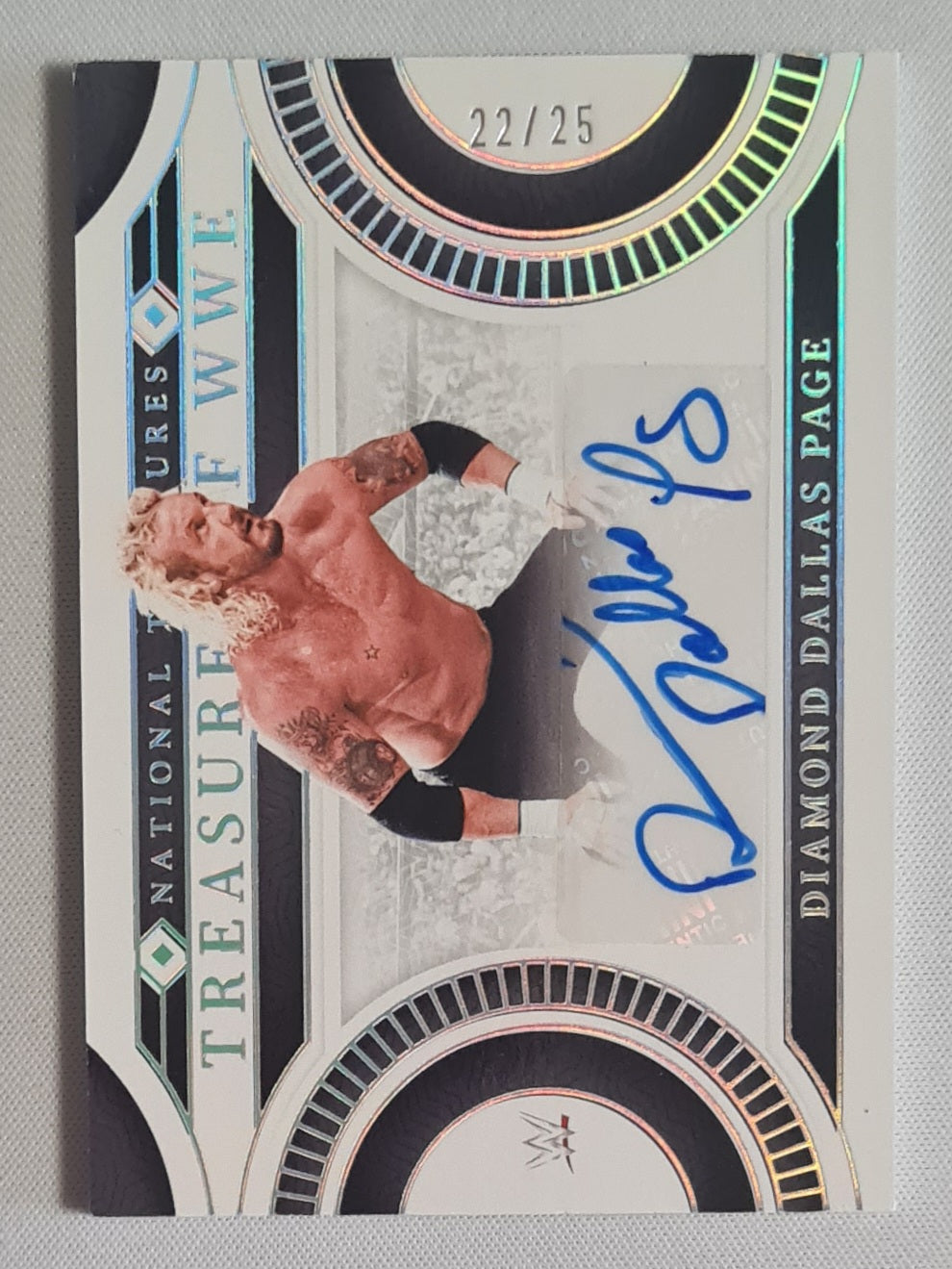 Diamond Dallas Page - 2024 Panini National Treasures WWE Treasures of WWE Auto /25 #TS-DDP