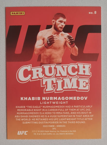 Khabib Nurmagomedov - 2022 Panini Donruss UFC Crunch Time #8