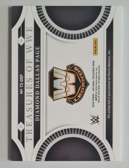 Diamond Dallas Page - 2024 Panini National Treasures WWE Treasures of WWE Auto /25 #TS-DDP