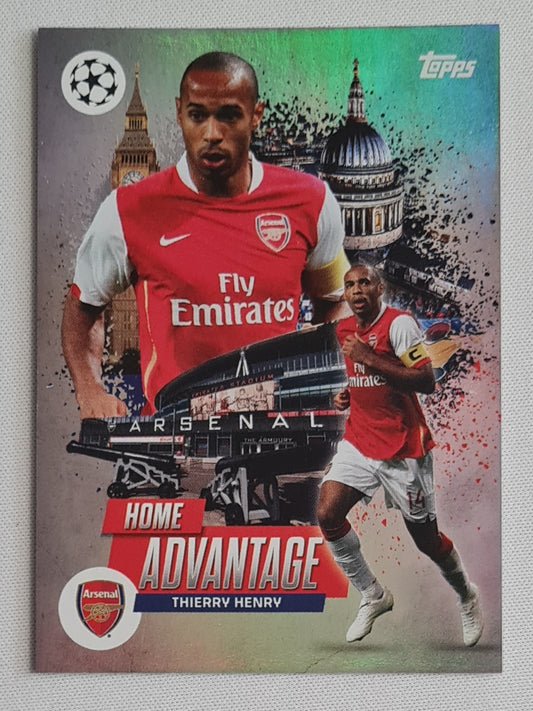 Thierry Henry - 2025/26 Topps UCC Home Advantage #HP-11 Arsenal FC