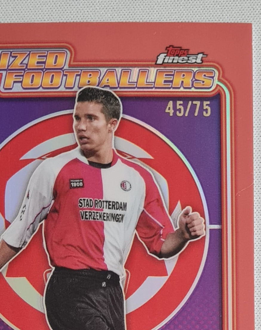 Robin van Persie - 2024/25 Topps Finest Prized Footballers Rose #PF-19 Feyenoord