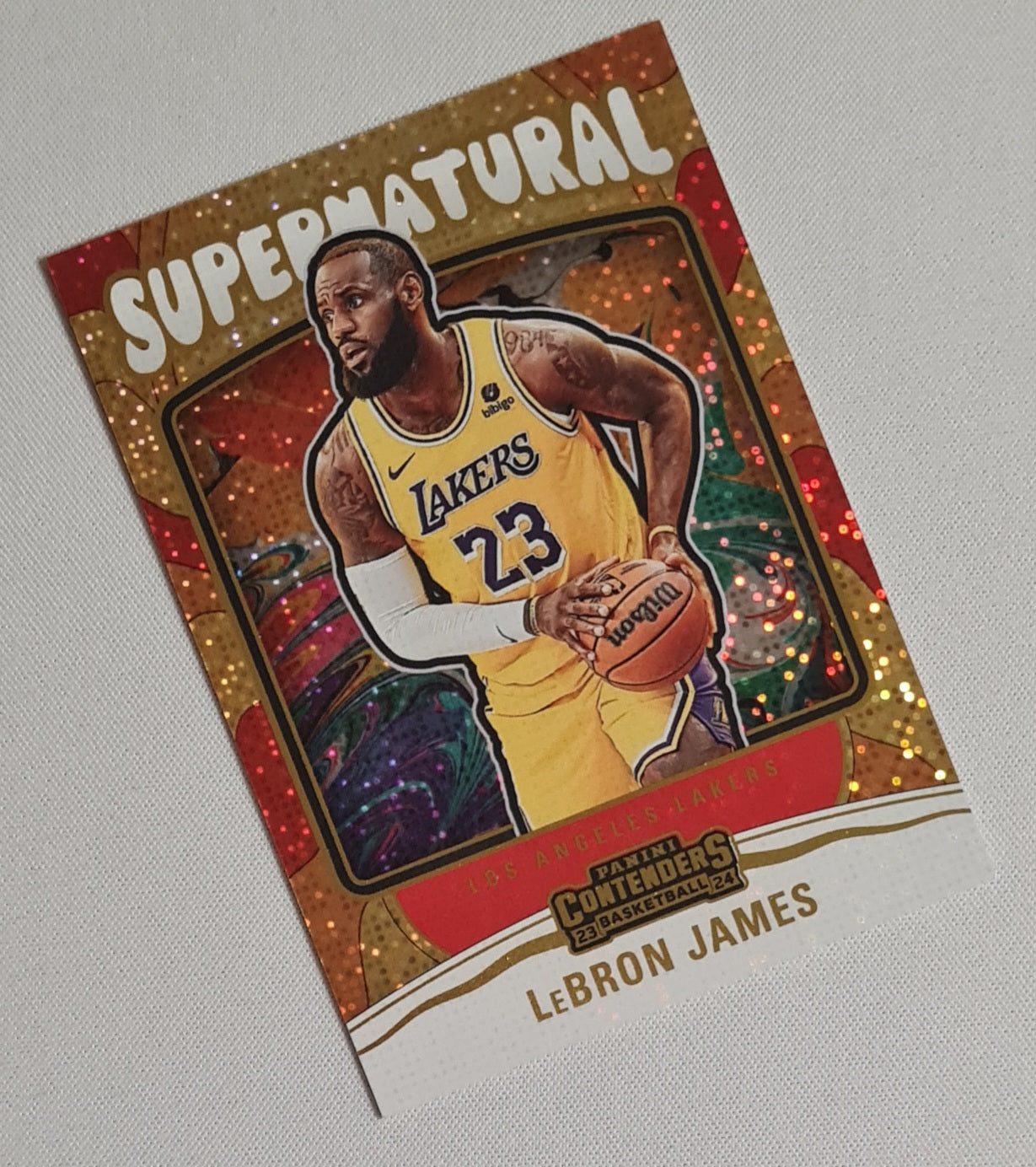 LeBron James - 2023/24 Panini Contenders Supernatural #17 Los Angeles Lakers