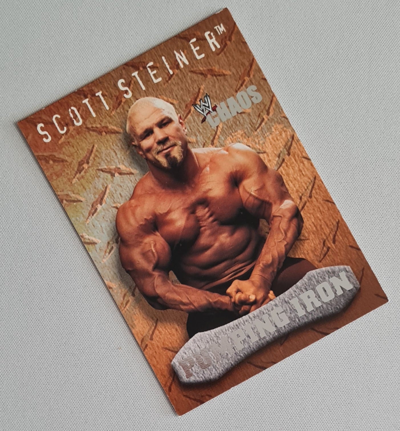 Scott Steiner - 2004 Fleer WWE Chaos Pumping Iron #92