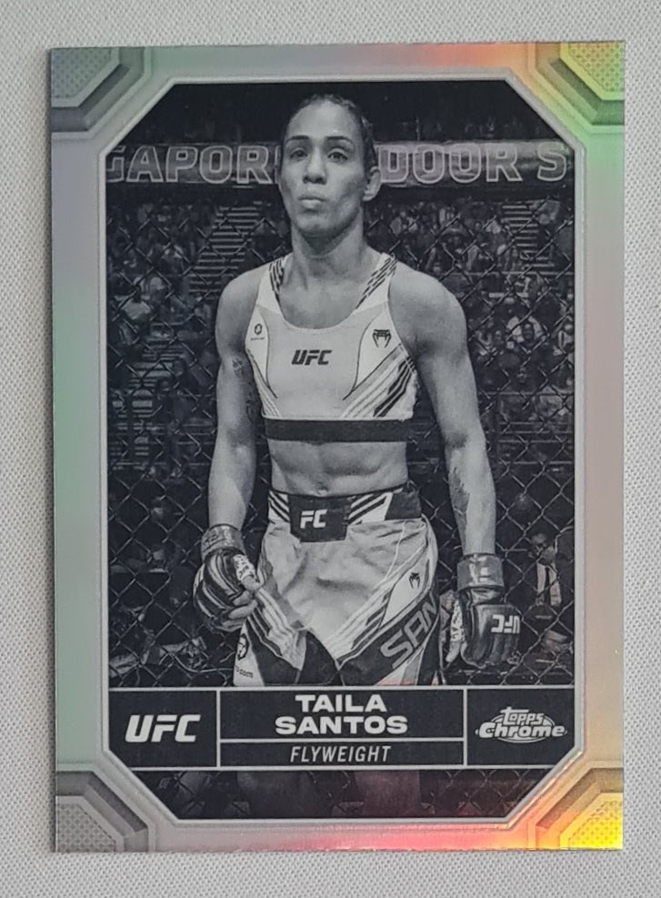 Taila Santos - 2024 Topps Chrome UFC Grey Chrome #184