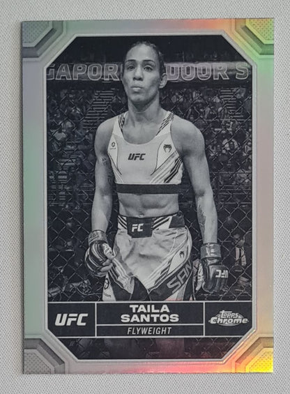Taila Santos - 2024 Topps Chrome UFC Grey Chrome #184