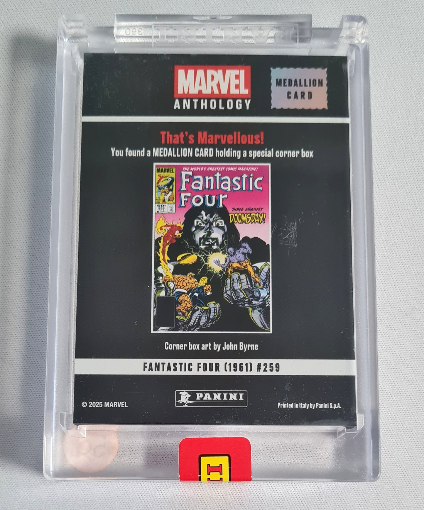 Fantastic Four - 2025 Panini Marvel Anthology Medallion Card #259