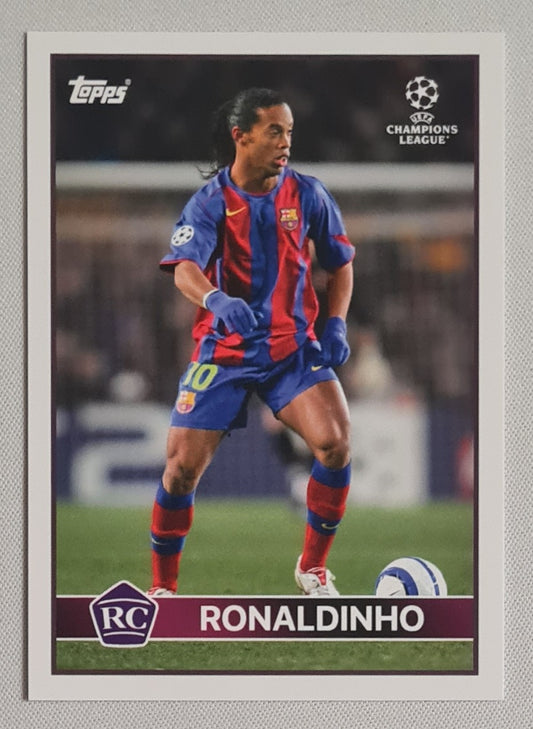 Ronaldinho - 2024 Topps Lost Rookie FC Barcelona