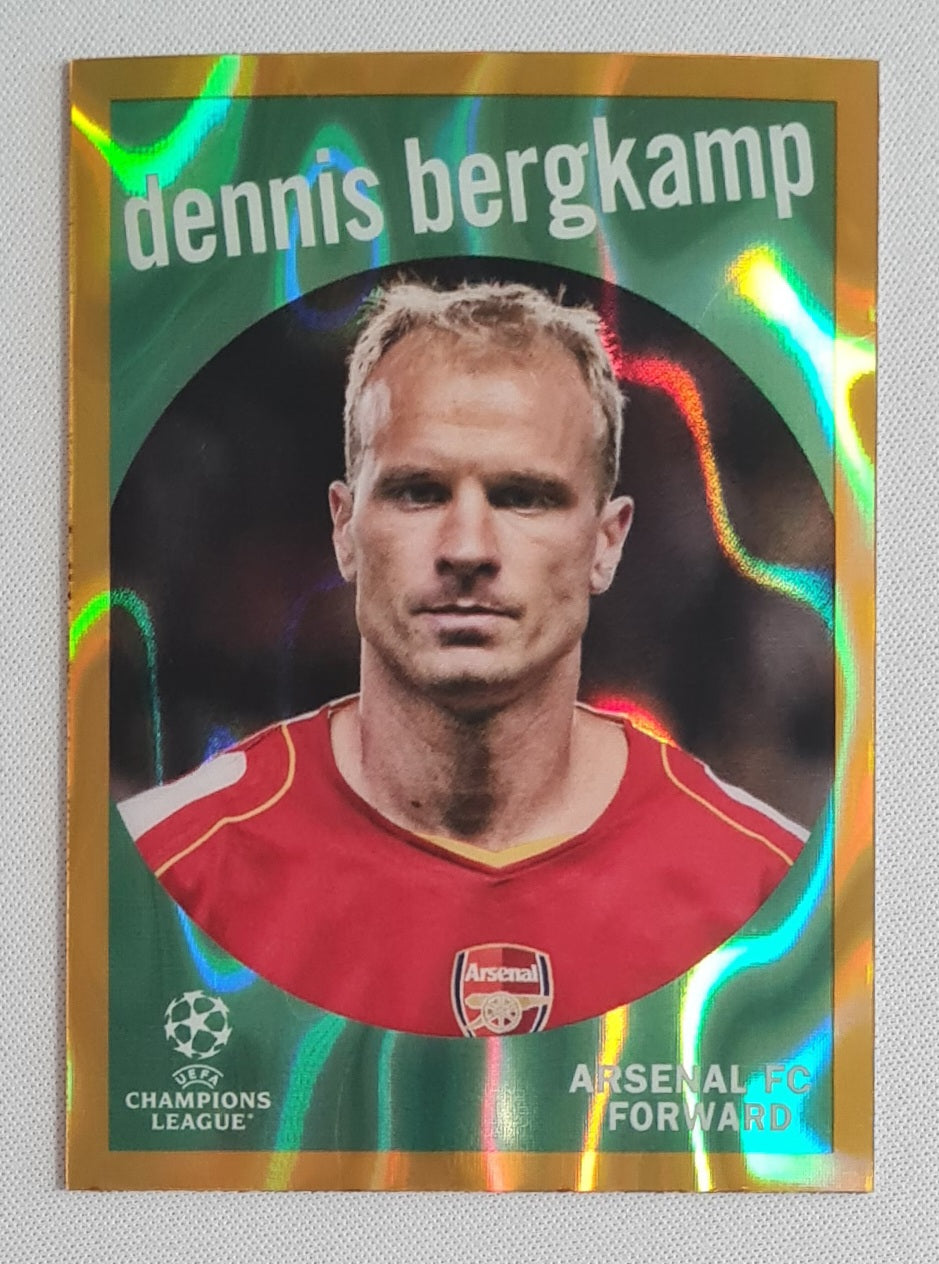 Dennis Bergkamp - 2022/23 Topps Chrome UCL 1959 Insert #59-22 Arsenal FC