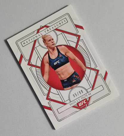 Holly Holm - 2021 Panini Chronicles National Treasures UFC /99 #344