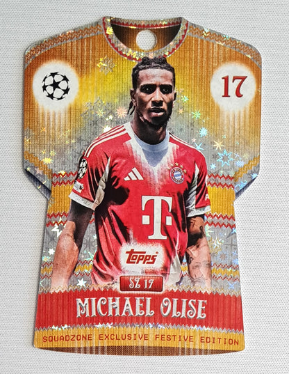 Michael Olise - 2025/26 Topps Match Attax Squadzone Exclusive #17 FC Bayern Munchen
